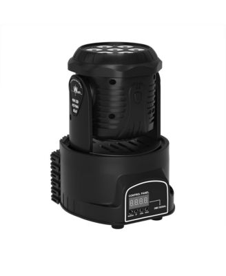 70W RGBW Mini Moving Head Stage Light with Built-in Shows, Sound and DMX Control