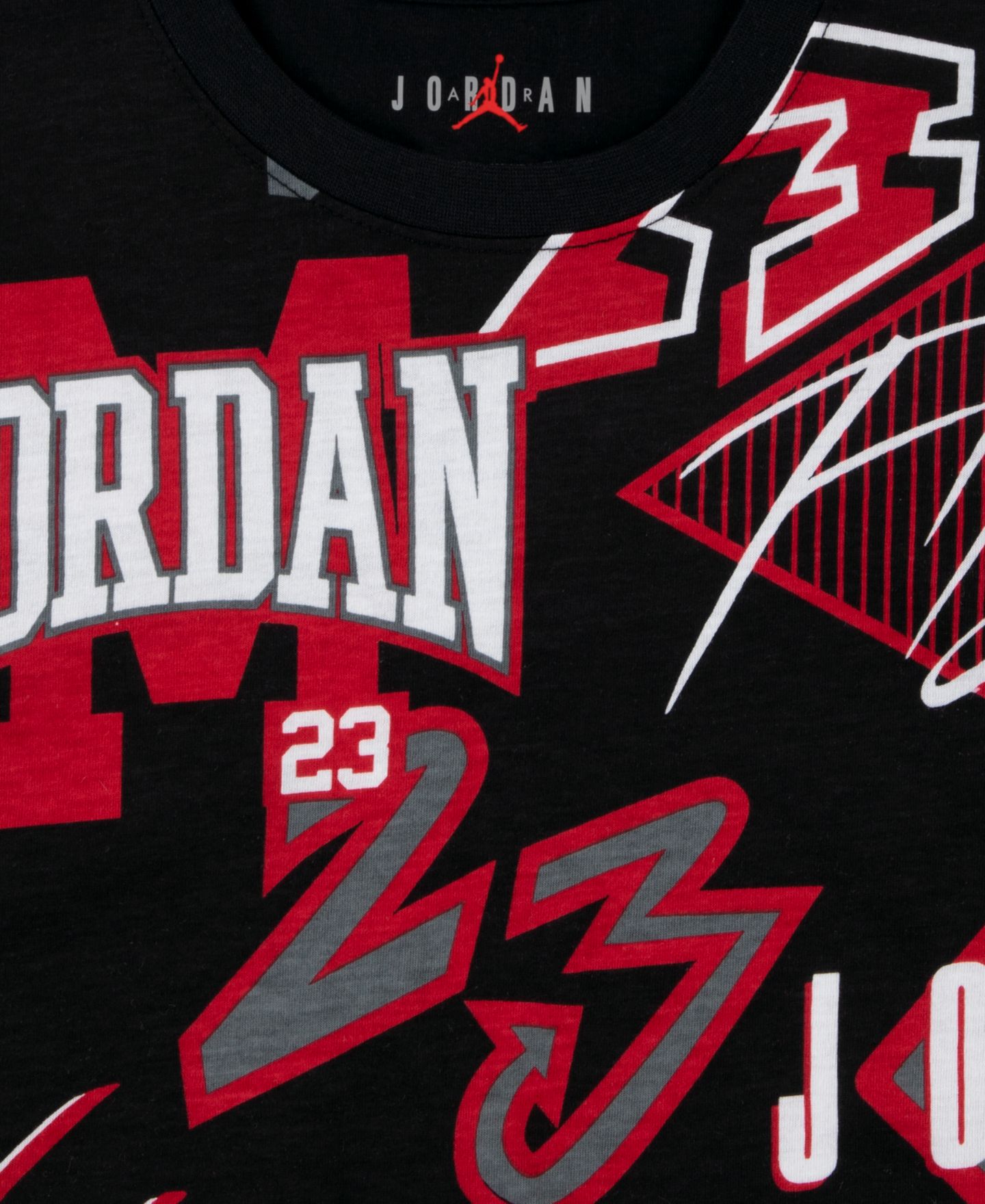 Детская футболка Jordan Dynasty с принтом, короткий рукав, цвет: Чёрный — фото 3