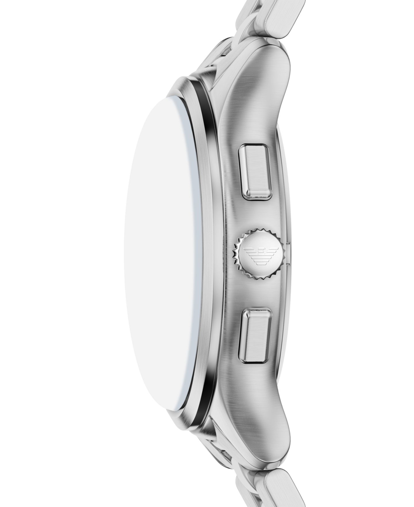 Мужские часы Emporio Armani Quartz Chronograph Silver Stainless Steel Watch, 42mm — фото 2