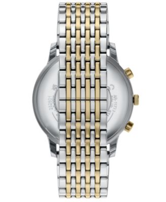 Men's Quartz Chronograph Two-Tone Stainless Steel Watch, 42mm