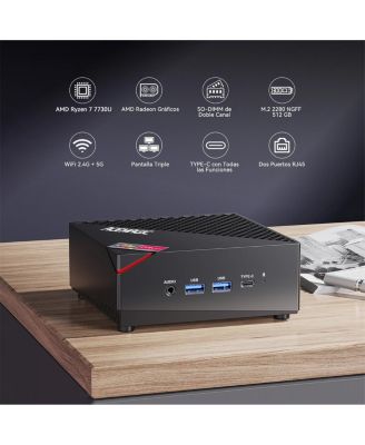 AM06 Pro AMD Ryzen7 7730U Mini PC,32GB RAM + 1TB SSD
