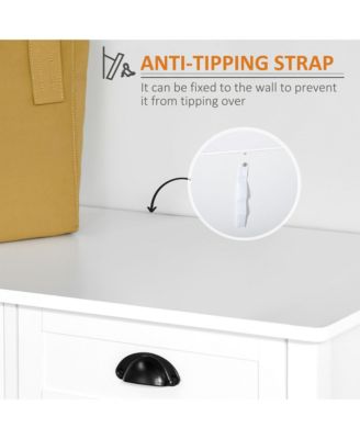 Console Table Sofa Table Sideboard with 4 Drawers