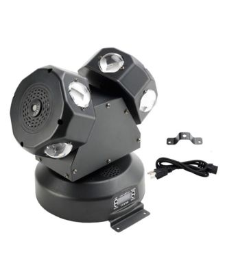 120W Moving Head Stage Light with 8 RGBW LEDs & Laser, DMX, Auto Sound Mode