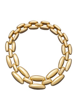 Gold-Tone Chunky Link Collar Necklace