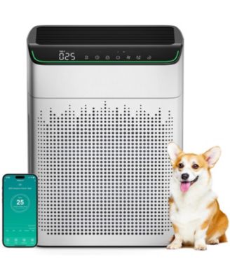 Smart HEPA Air Purifier for Home, Voice & App Contorl, PM2.5 Display, Air Quality Monitor, Up to 1290 Sqft