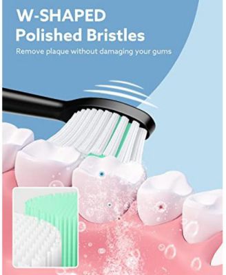 Rechargeable Electric Toothbrush, High Power Sonic Toothbrush with Smart Timer 5 Modes, 40,000 VPM Motor, 6 Hours Fast Charge