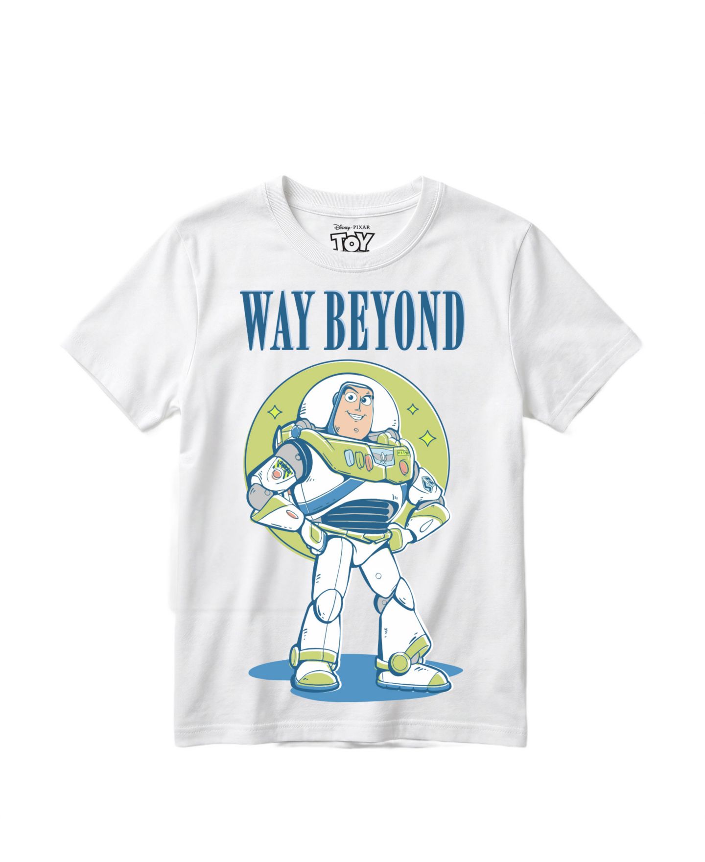 Детский комплект Toy Story Buzz Lightyear: футболка, свитшот и шорты, 2T-7, цвет: Синий / Белый — фото 3