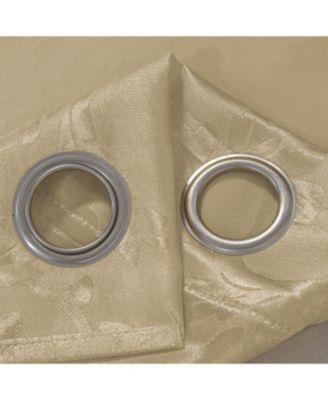 100% Polyester 200 GSM Dyson Embossed Blackout Grommet Curtain Panel 54" x 84"