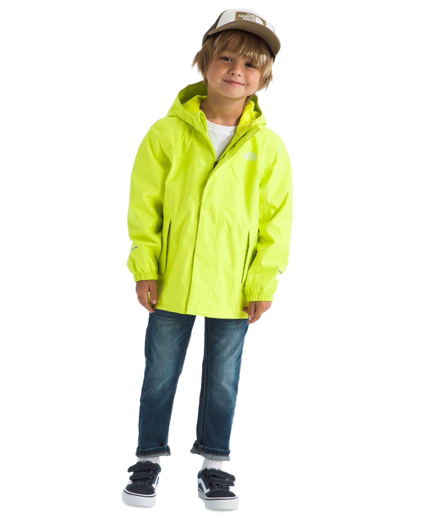 Детская куртка The North Face Antora Hooded Rain, цвет: Лаймовый — фото 3