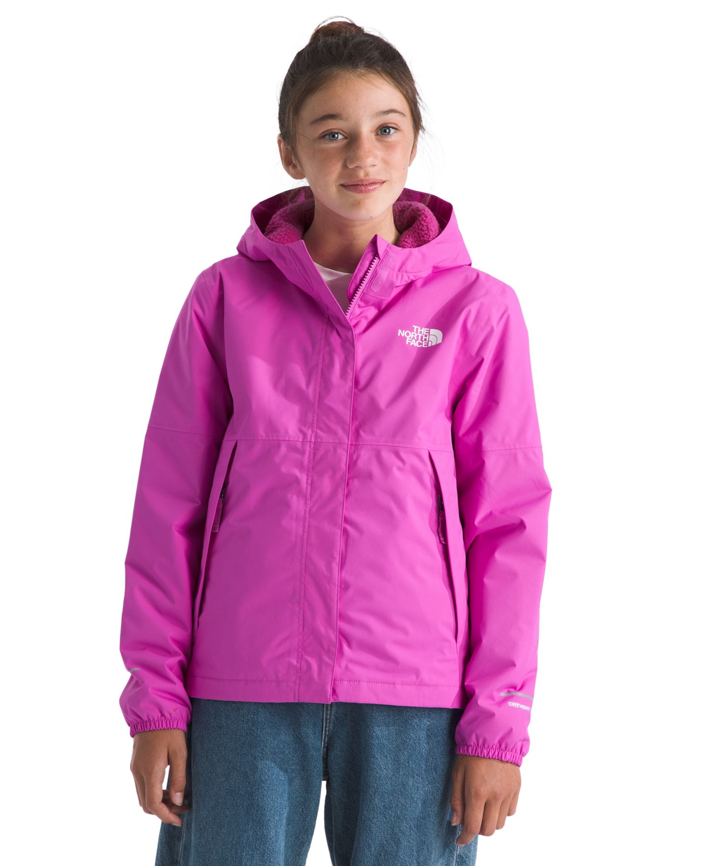 Детская утеплённая куртка-дождевик The North Face Antora на молнии, 6-16, цвет: Фиолетовый — фото 1