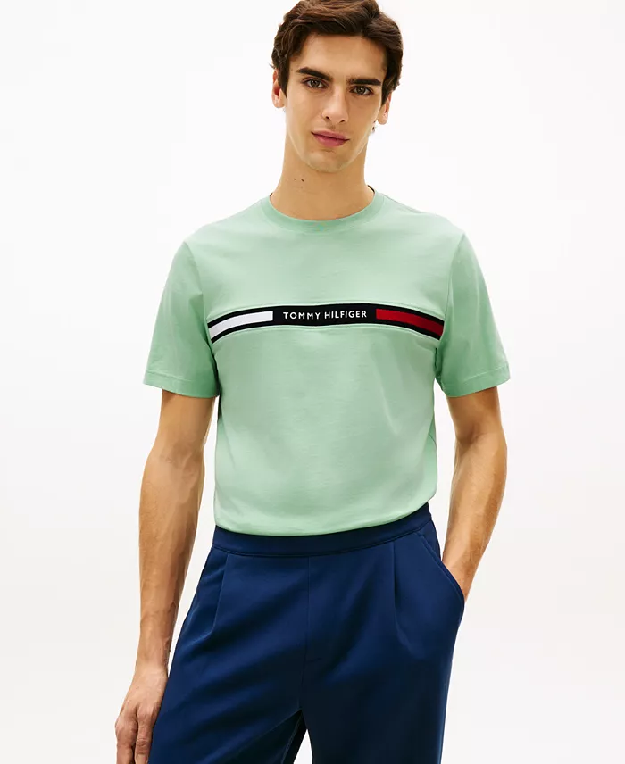 Men's Chest Insert Logo Short-Sleeve T-Shirt - thumbnail 8