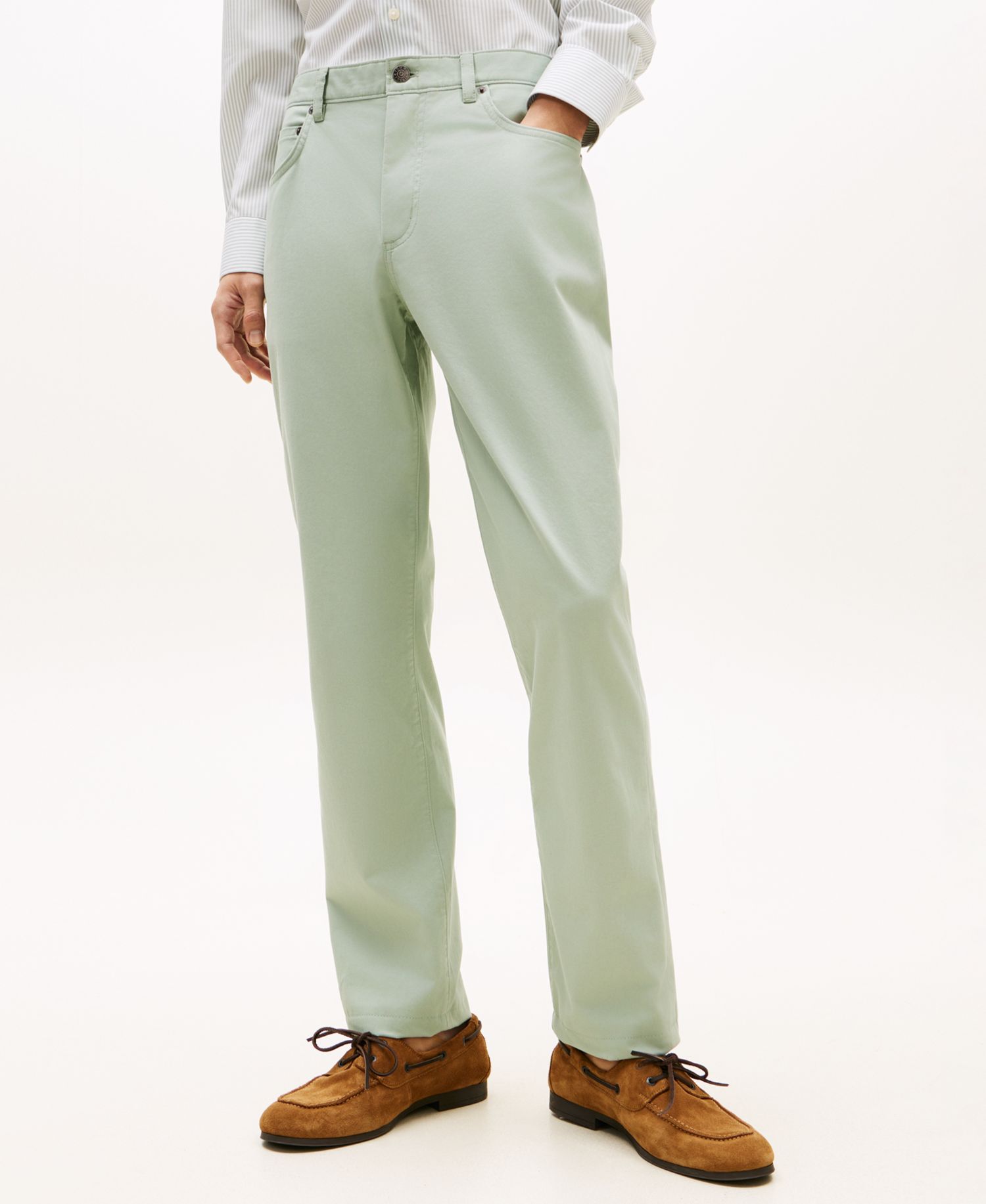Men's Denton Straight-Fit Five-Pocket Stretch Twill Pants
