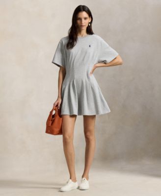 Women's Crewneck Fit & Flare T-Shirt Dress