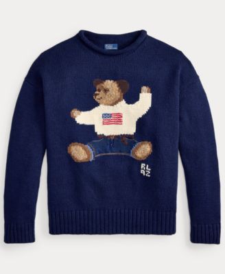 Women's Rolled Crewneck Long-Sleeve Sweater