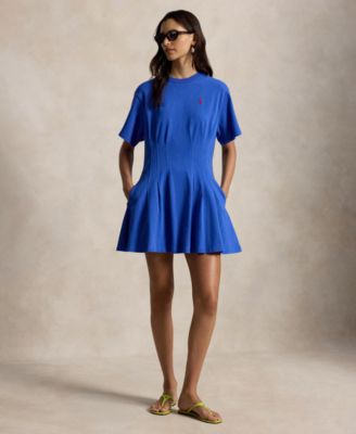 Women's Crewneck Fit & Flare T-Shirt Dress