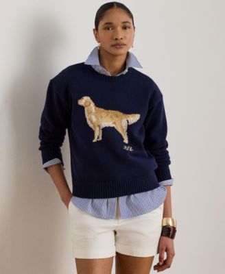Women's Cotton Dog  Sweater