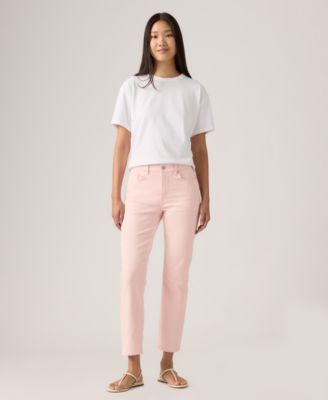 Women's Classic Mid-Rise Ankle Straight-Leg Jeans