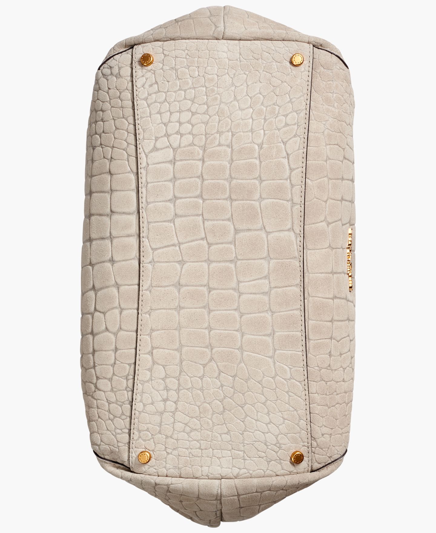 Женская сумка Donna Karan New York Glenwood Suede Croco Shoulder with Tassel Detail, цвет: Moth — фото 5