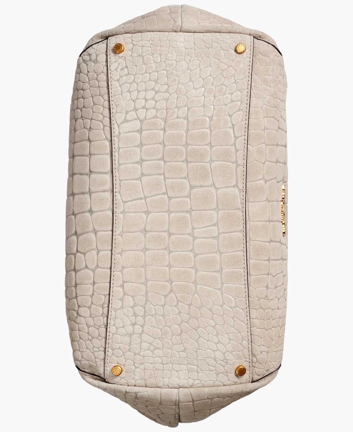 Donna Karan New York Glenwood Croco Suede Extra Large Shoulder Bag