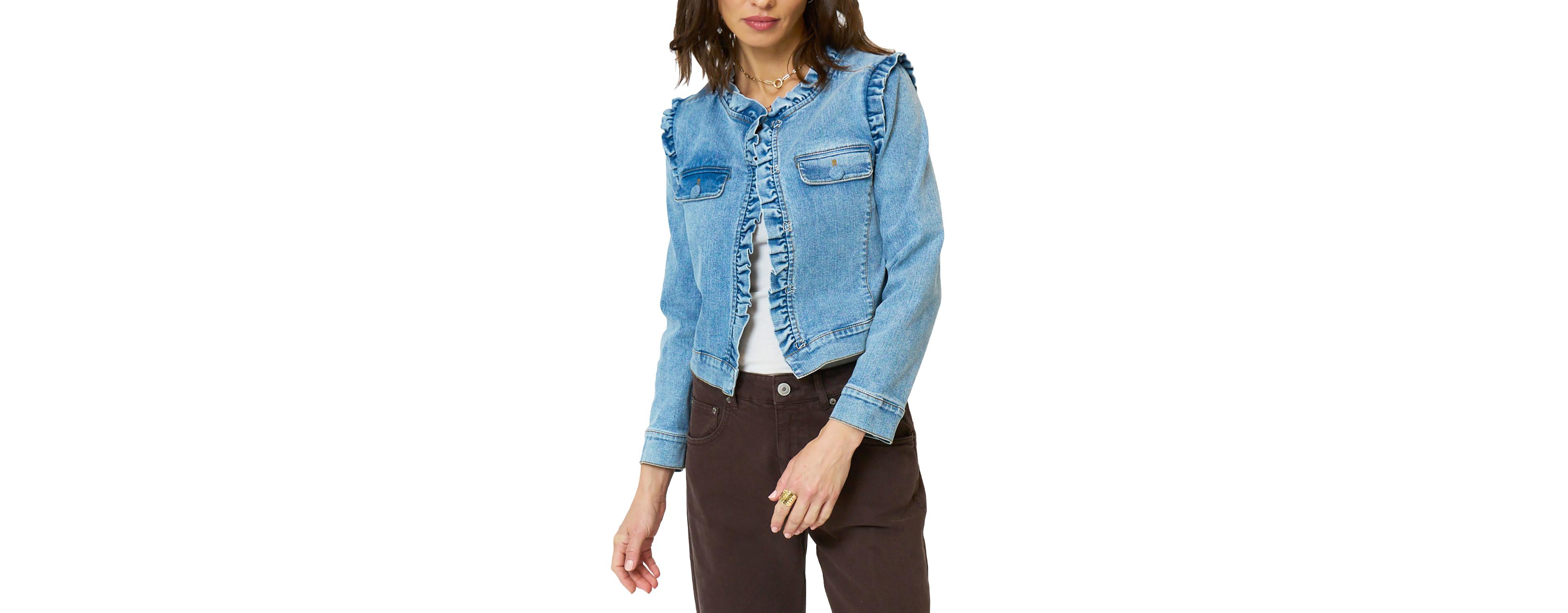 Central Park West Women's Nevada Girly Denim Jacket