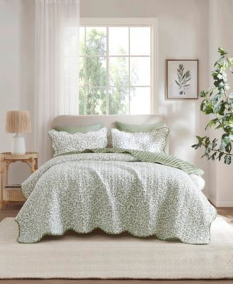 Darcy Print 3-Pc. Quilt Set, King