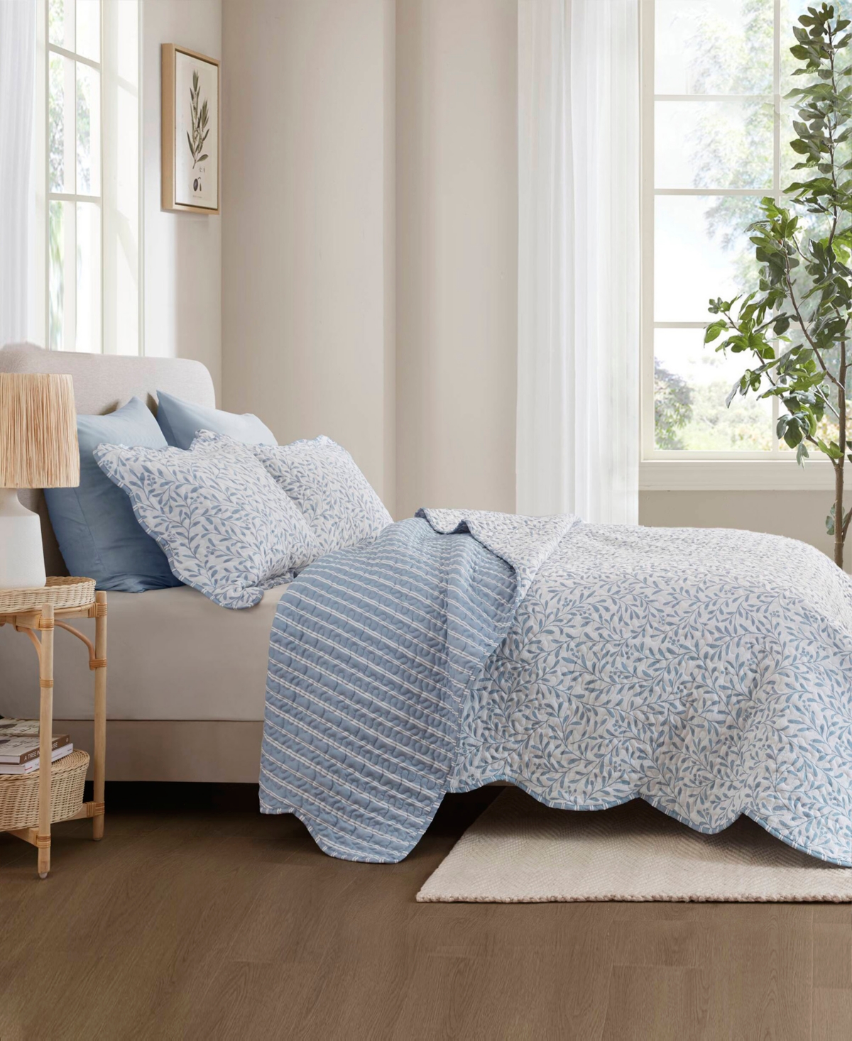 Madison Park Darcy Print 3-Pc. Quilt Set, King