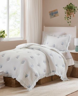 Aglaia Floral Down Alternative 2-Pc. Quilt Set, Twin/Twin XL