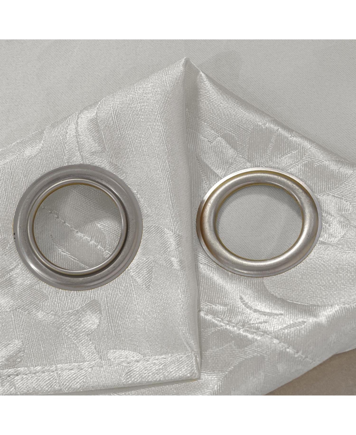 Olivia Gray 100% Polyester 200 Gsm Dyson Embossed Blackout Grommet Curtain Panel