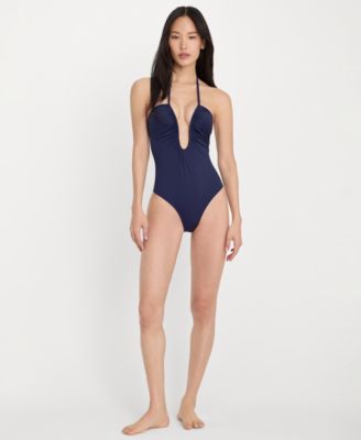 Women's & Plus Size Leilani Deep V-Neck One-Piece Swimsuit