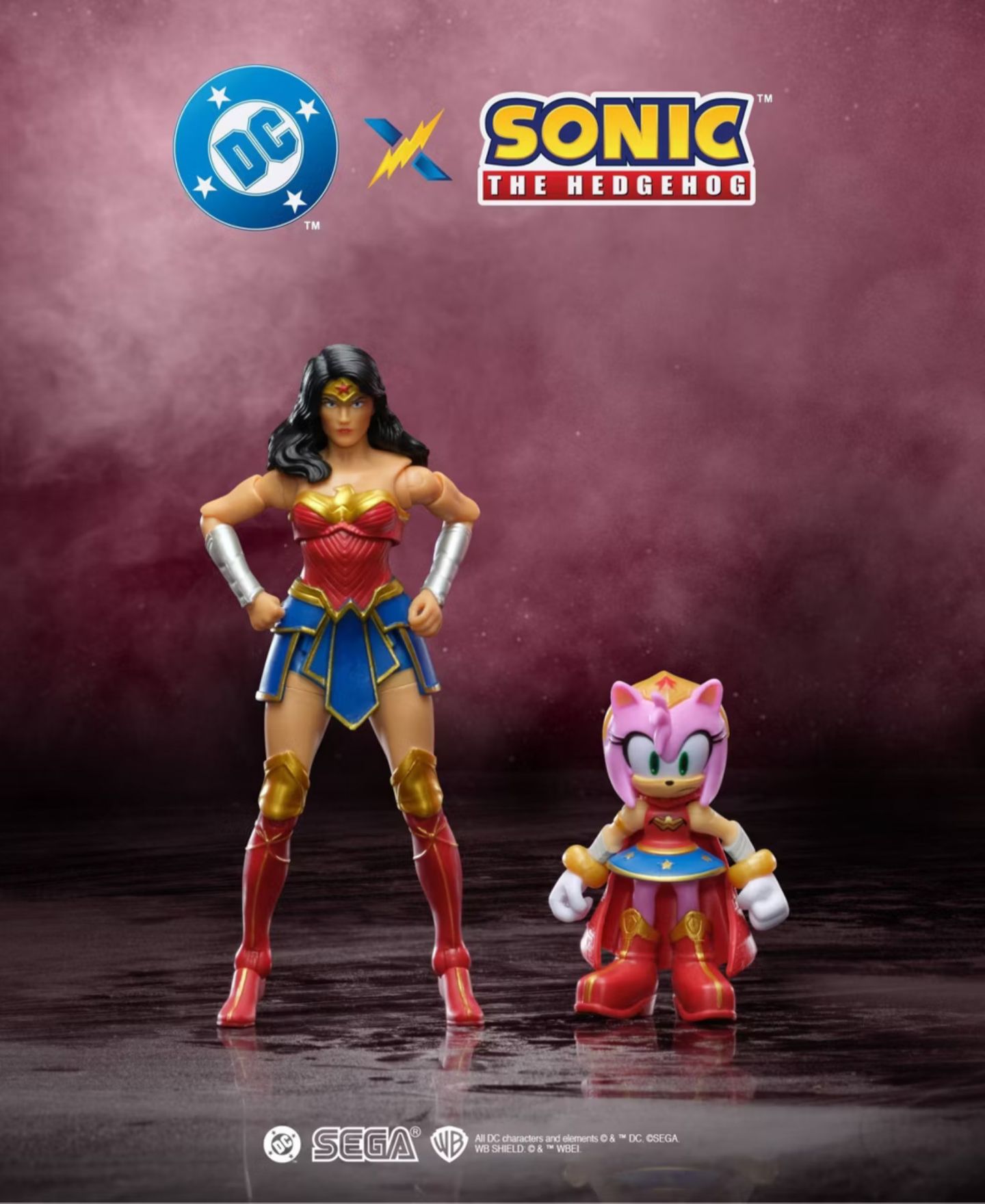 Детские фигурки DC X Sonic the Hedgehog 2-Piece Action Figures, Ages 3+ — фото 3