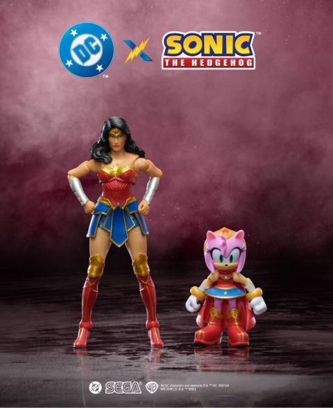 Детские фигурки Sonic X DC Comics Shadow as Batman and Batman 2.5" and 5" 2-Piece Action Figures, Ages 3+