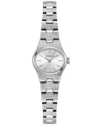 Women's Vintage Silver-Tone Stainless Steel Bracelet Watch, 20mm