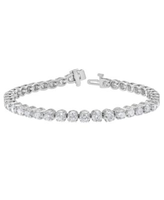 Diamond Bracelet (8 ct. t.w.) in 14k White Gold