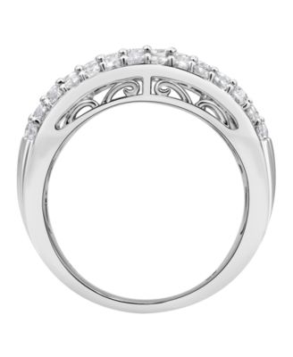 Diamond Ring (3 ct. t.w.) in 14k White Gold