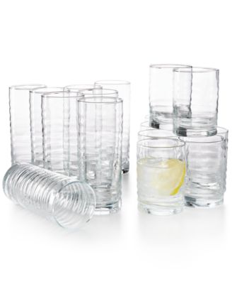 Libbey - 16-Pc. Pueblo Cooler & Double Old-Fashioned Glasses