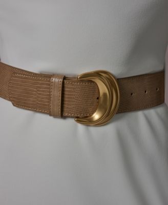 Women's Mock Neck Belted Sheath Dress