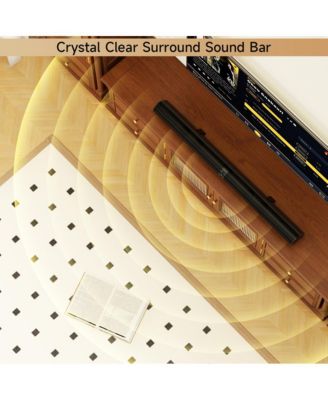 Detachable Bluetooth 5.3 Soundbar with Hi-Fi Audio & Powerful Bass for Home Theater Upgrade