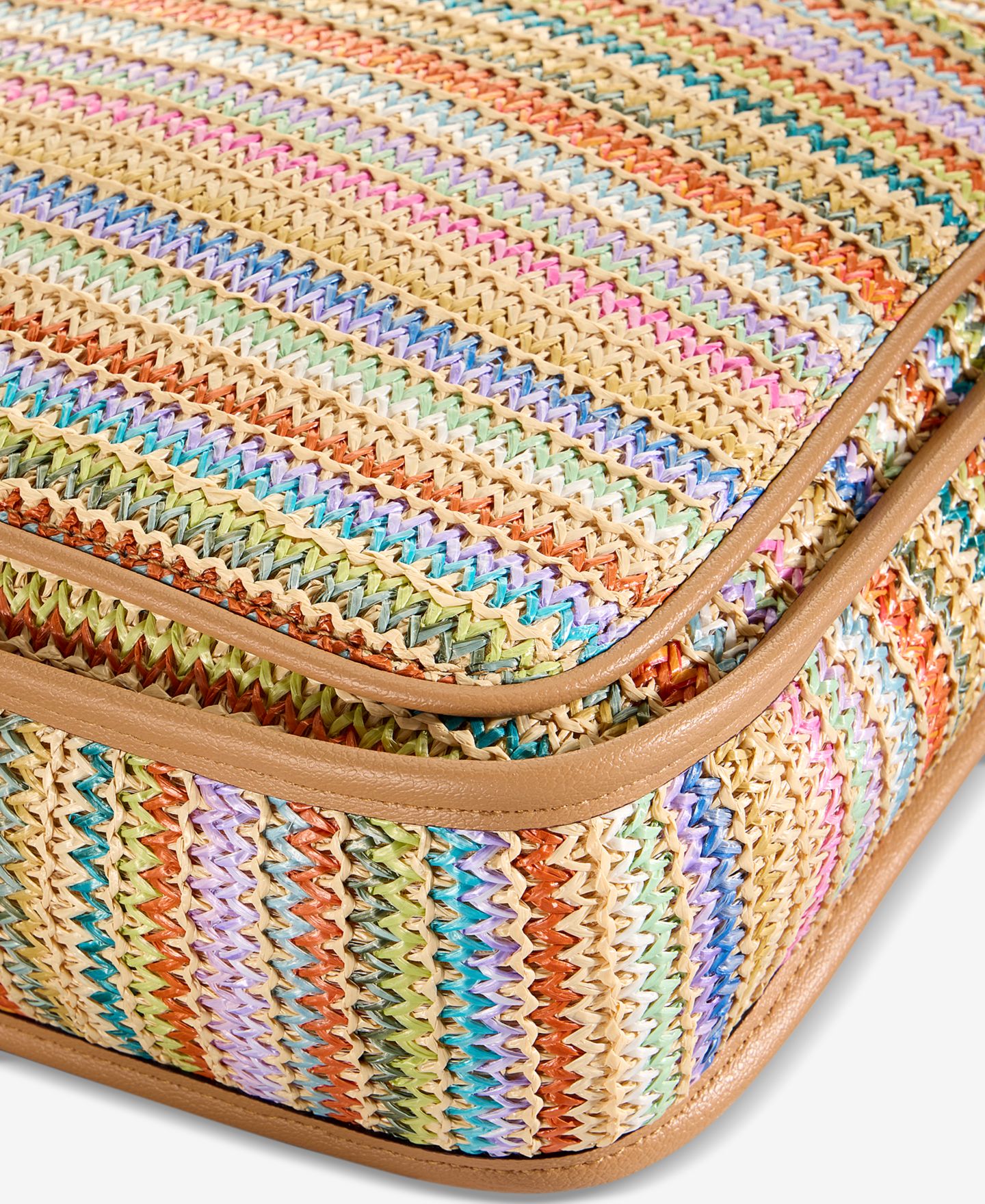 Женская сумка Style & Co Classic Straw Dip Crossbody, цвет: Разноцветный — фото 4