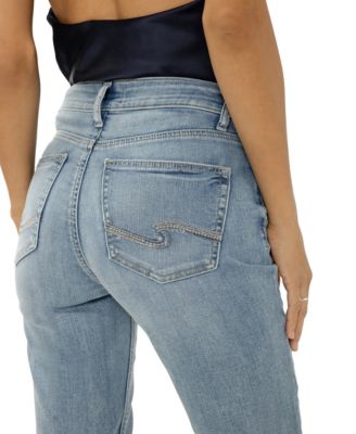 Women's Avery High-Rise Luxe Stretch Capri Jeans