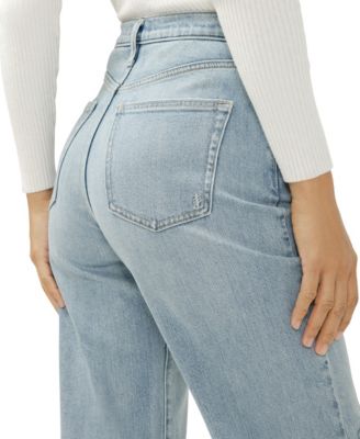 Women's Highly Desirable High-Rise Trouser Leg Jeans