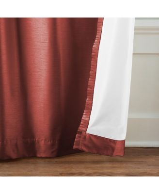 Versailles Faux Silk Blackout Window Curtain