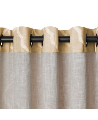 Medalia Geometric Window Curtain Panel