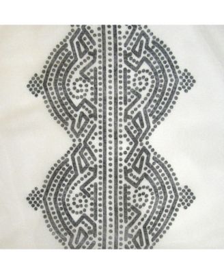 Elrene Home Fashions Shilo Boho Sheer Tab Top Window Curtain Panel with Tassels