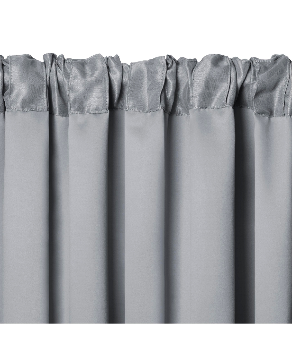 Elrene Home Fashions Antonia Damask Print Blackout Window Curtain