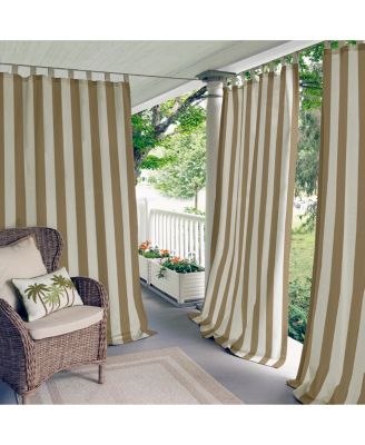 Highland Stripe Indoor/Outdoor Window Curtain