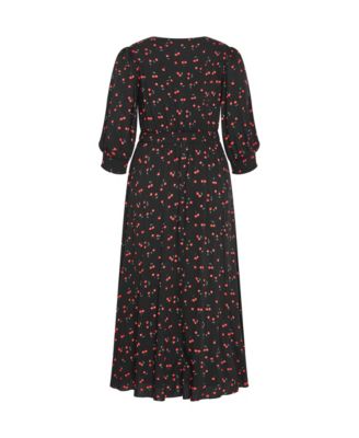 Women's Aliya Elbow Sleeve Maxi Dress