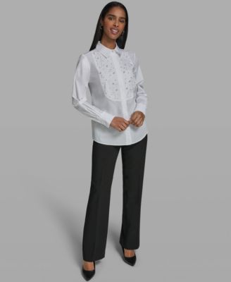 Women's Collared Woven Blouse