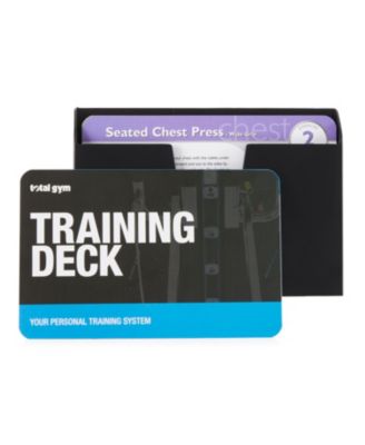Personal Workout Training Cards and Case with 80 Total Body Exercises