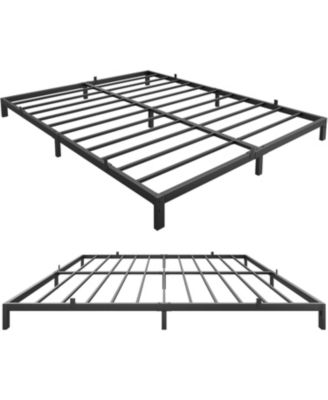 6 Inch Full Bed Frame No Box Spring Needed, Low Profile Bed Frame Heavy Duty Metal Platform Full Non-Slip Metal Bed Frame