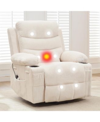 Power Lift Recliner Chair for Elderly with Massage & Heat, Single Sofa for Adults, 135° Reclining Accent Chair for Living Room or RV